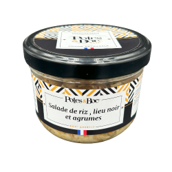 SALADE DE RIZ LIEU NOIR ET AGRUMES
